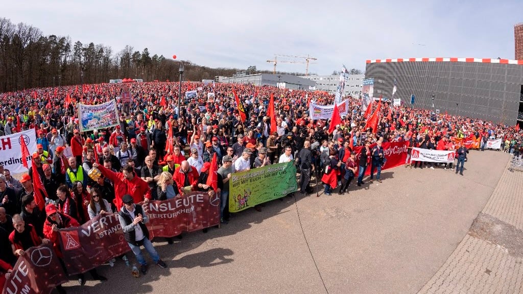 Bosch Demonstration gegen Stellenabbau März 2024