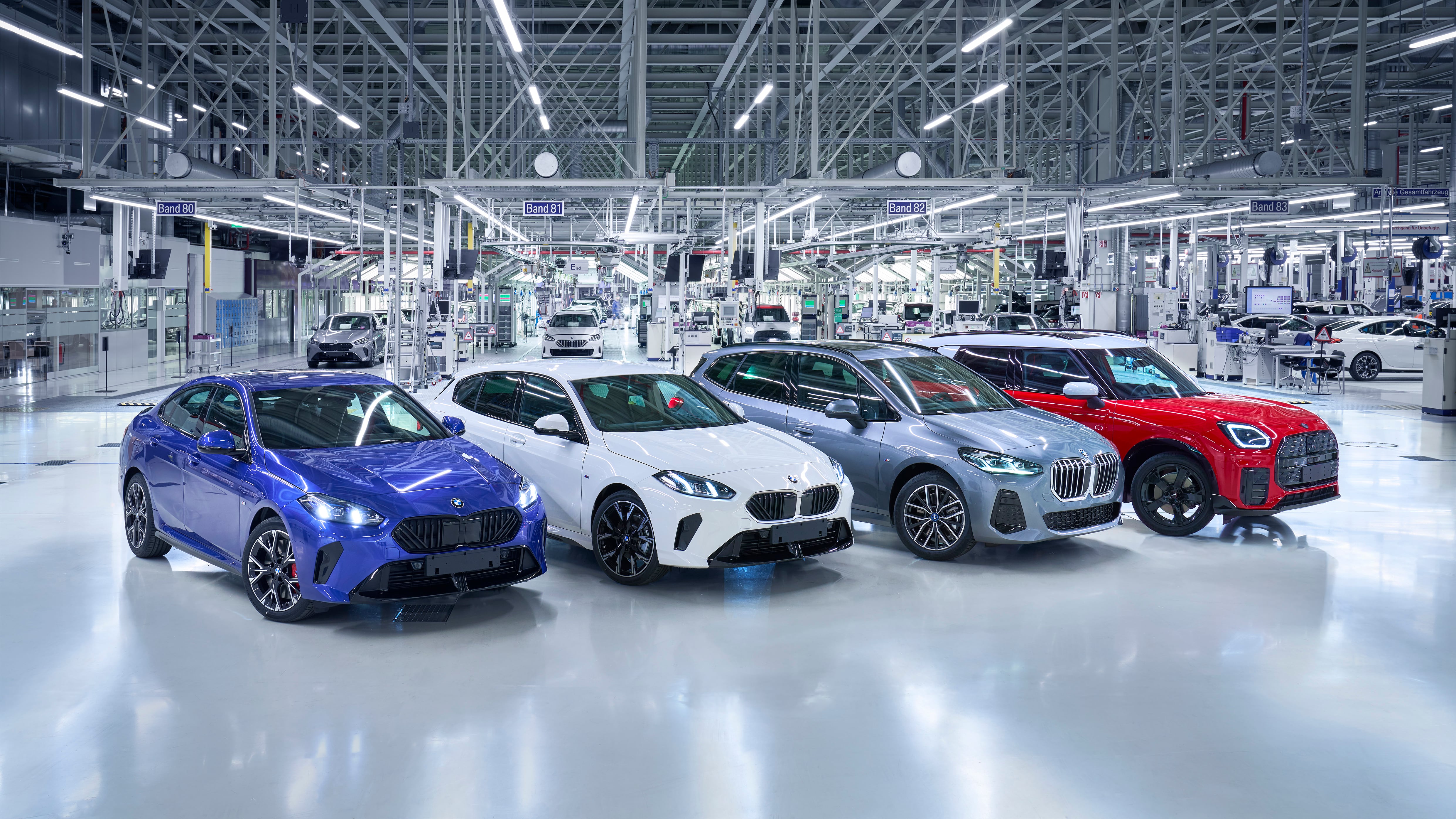 Produktion bei BMW: Fahrzeuge BMW X2 etc, die im Werk Leipzig produziert werden. BMW hat 2025 in Deutschland eine Million Autos gefertigt.