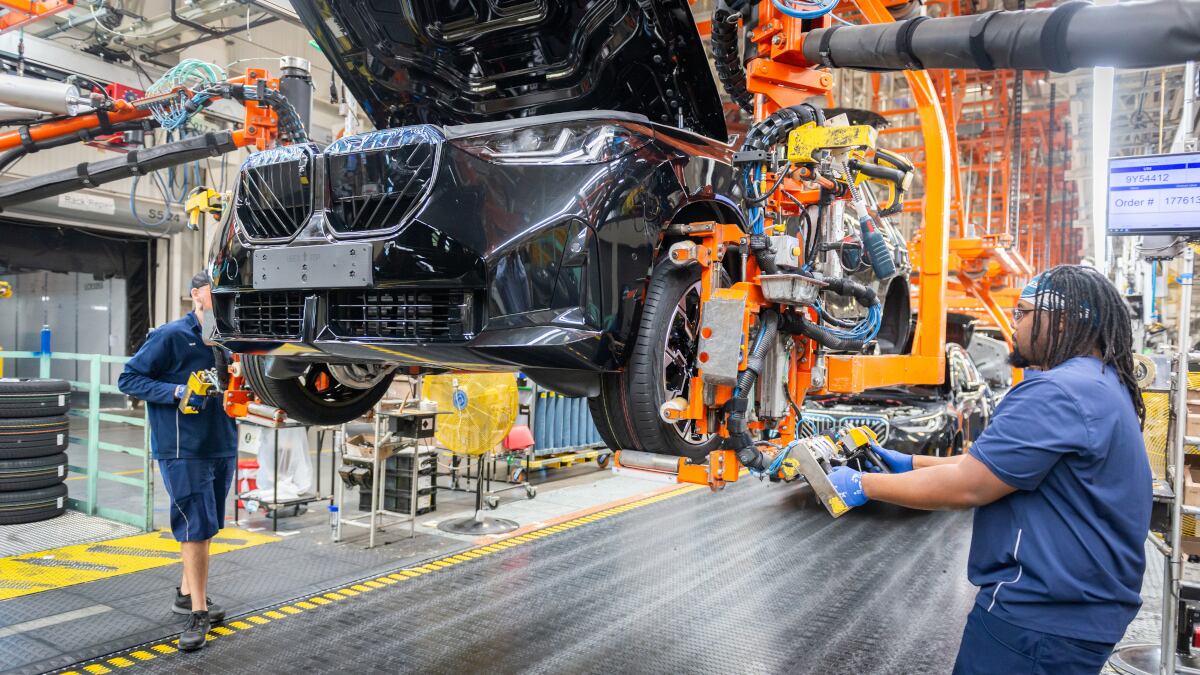 Produktion des BMW X3 im BMW-Werk Spartanburg