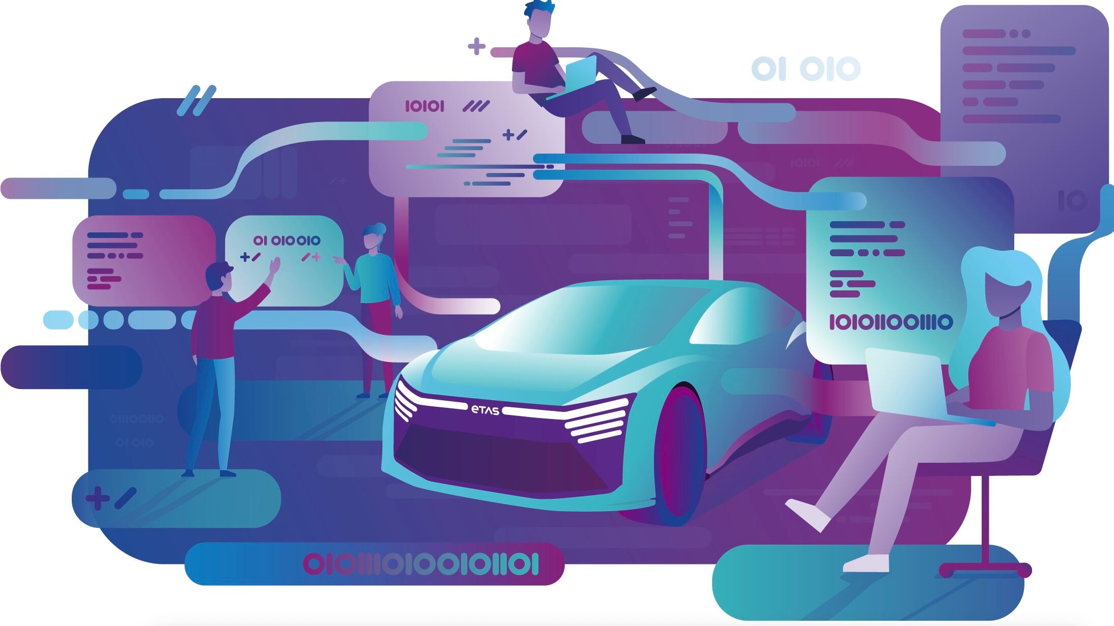 Illustration Open Software S-CORE der Eclipse Foundation von ETAS