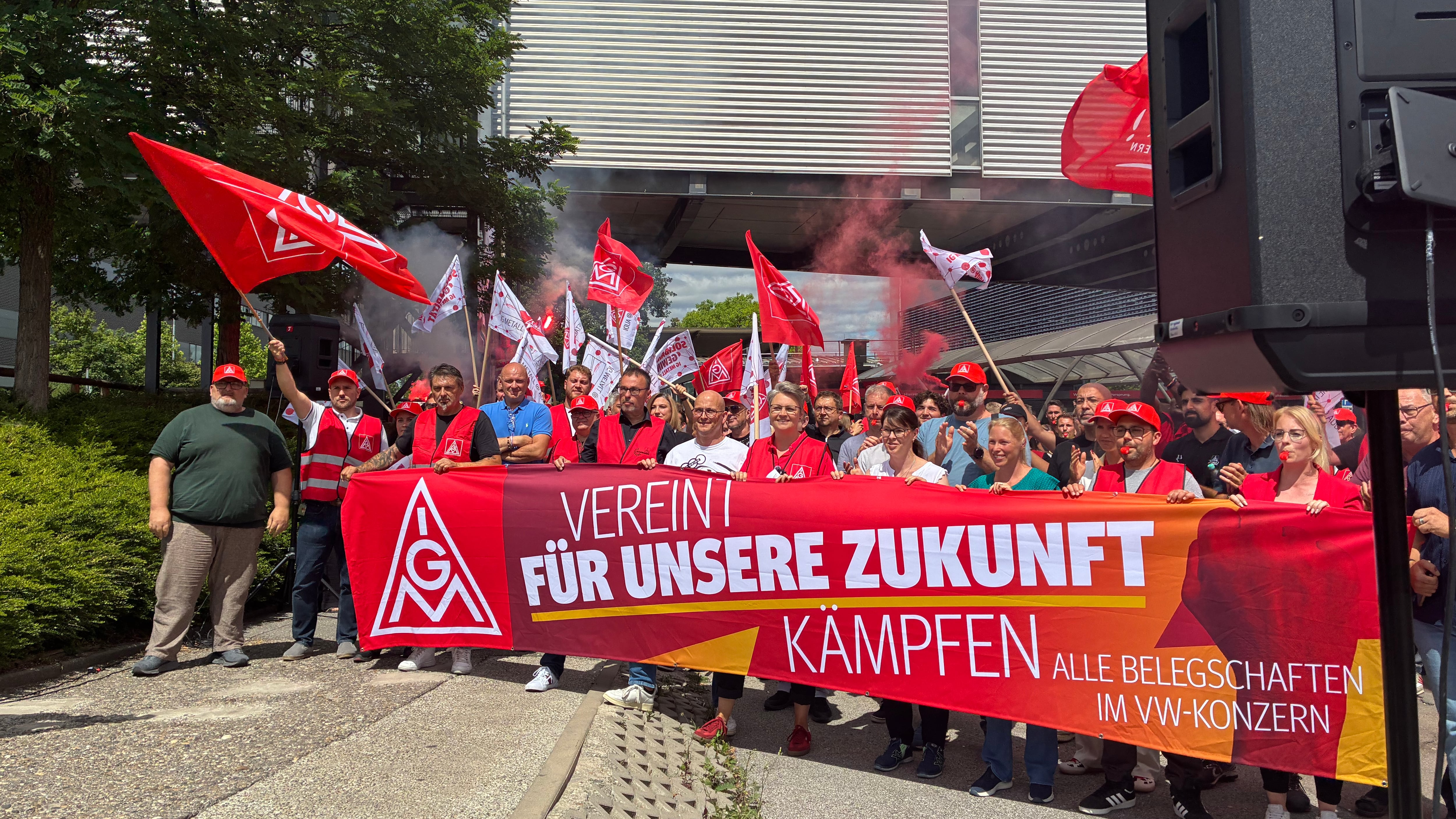Die IG-Metall ruft zum Kampf auf