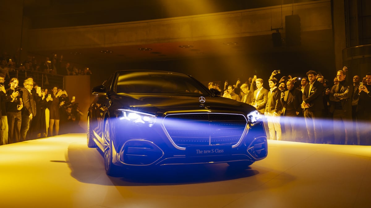 Weltpremiere der neuen Mercedes-Benz S-Klasse. Stuttgart, 2026.