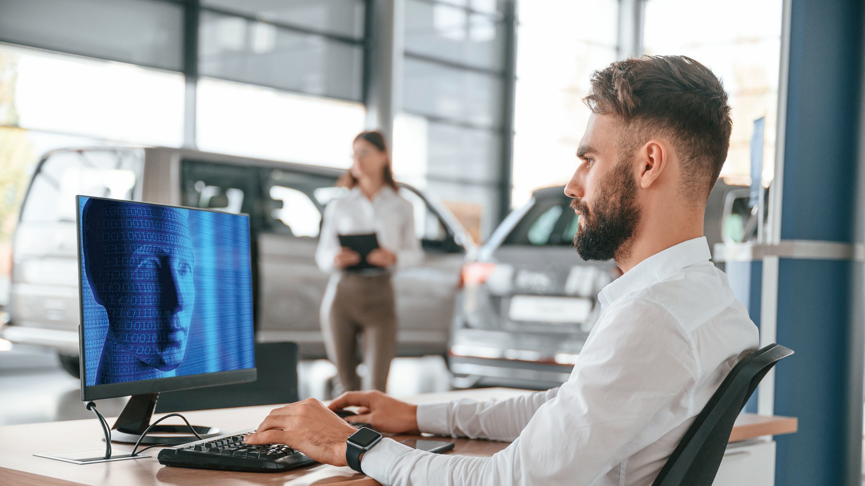 Autohaus Autohandel KI Service