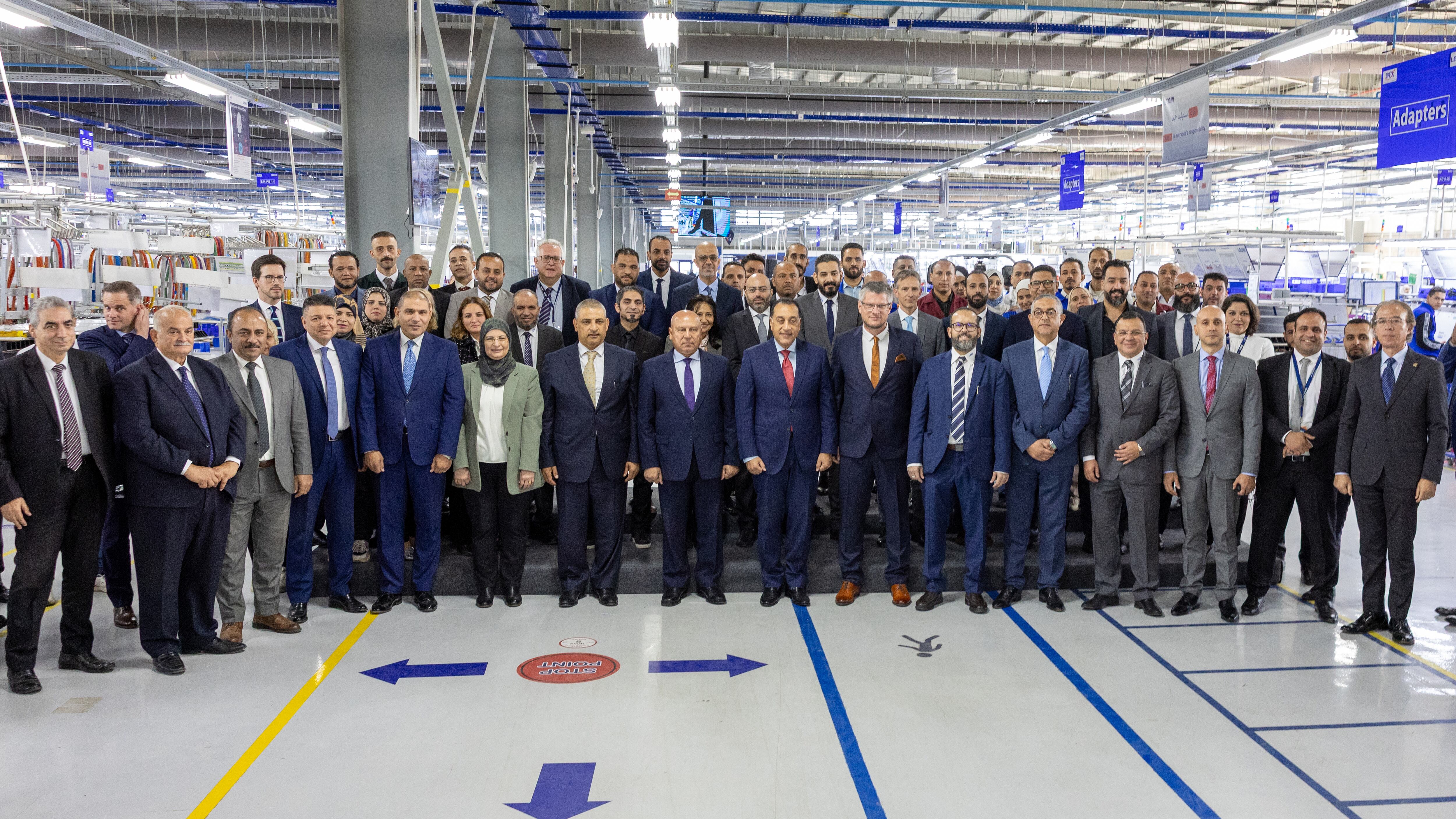 Leoni Produktion in Ägypten, Einweihung Werk Badr 4, Grundsteinlegung