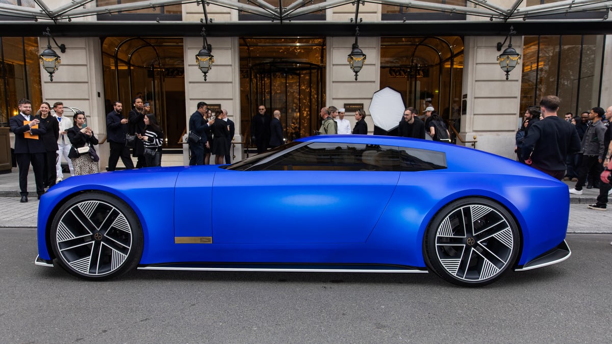 Jaguar-Studie Type 00 bei der Paris Fashion Week