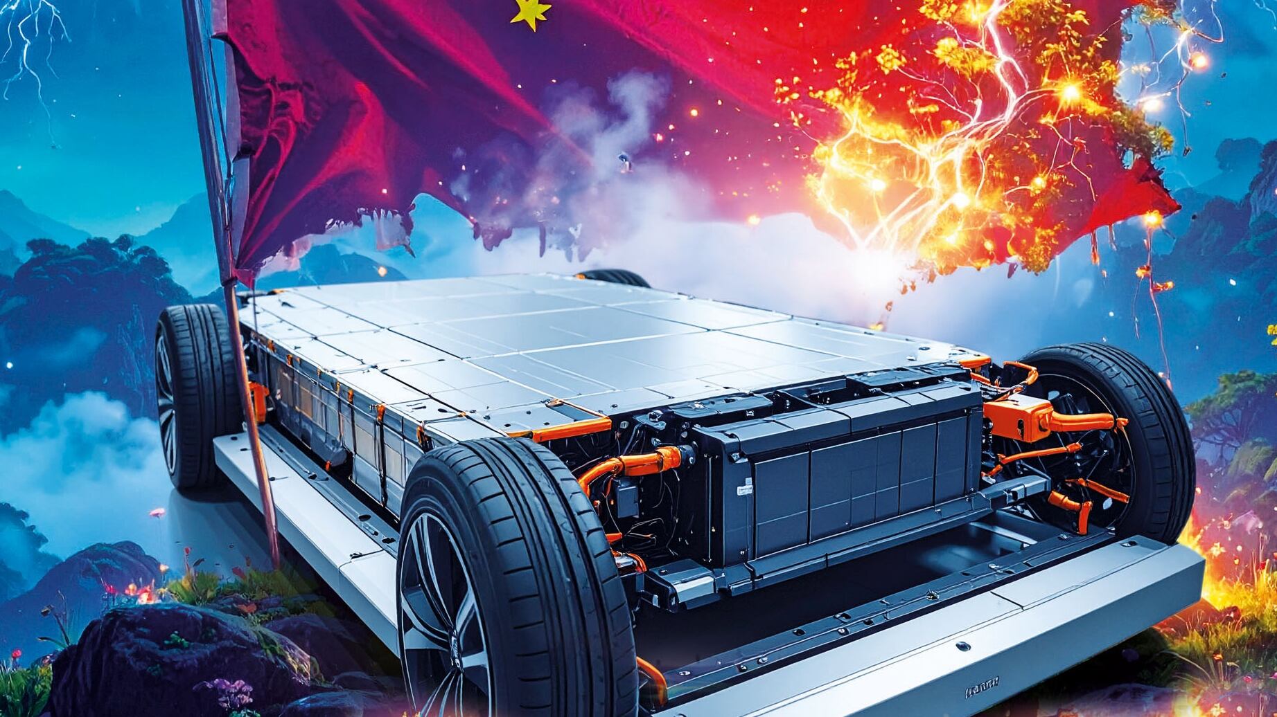 China enteilt: In den Kernbereichen der Elektromobilität wird die Dominanz Chinas immer erdrückender.