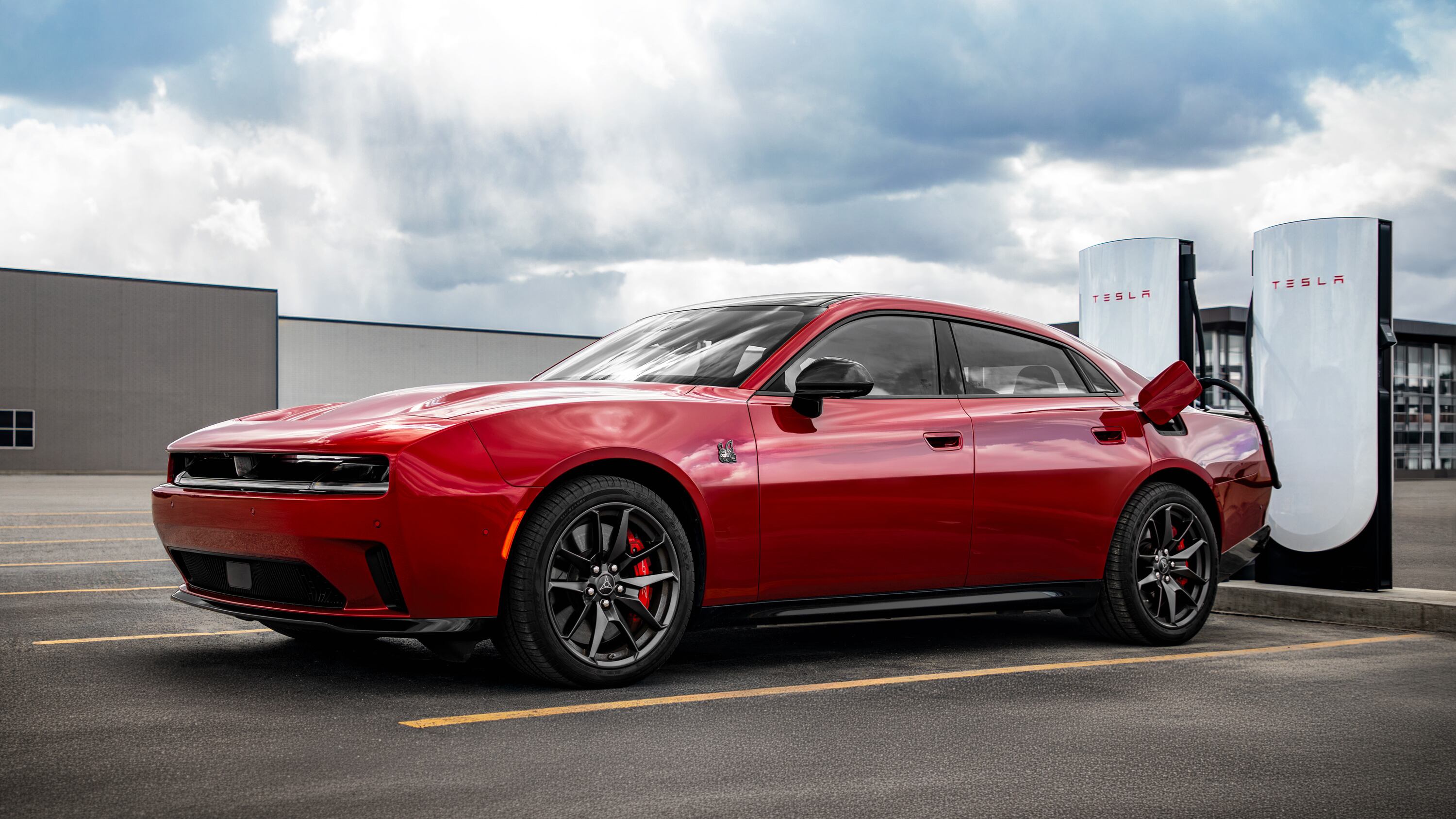 The Dodge Charger Daytona is among the Stellantis EVs that can now access the Tesla Supercharger network with an adapter.