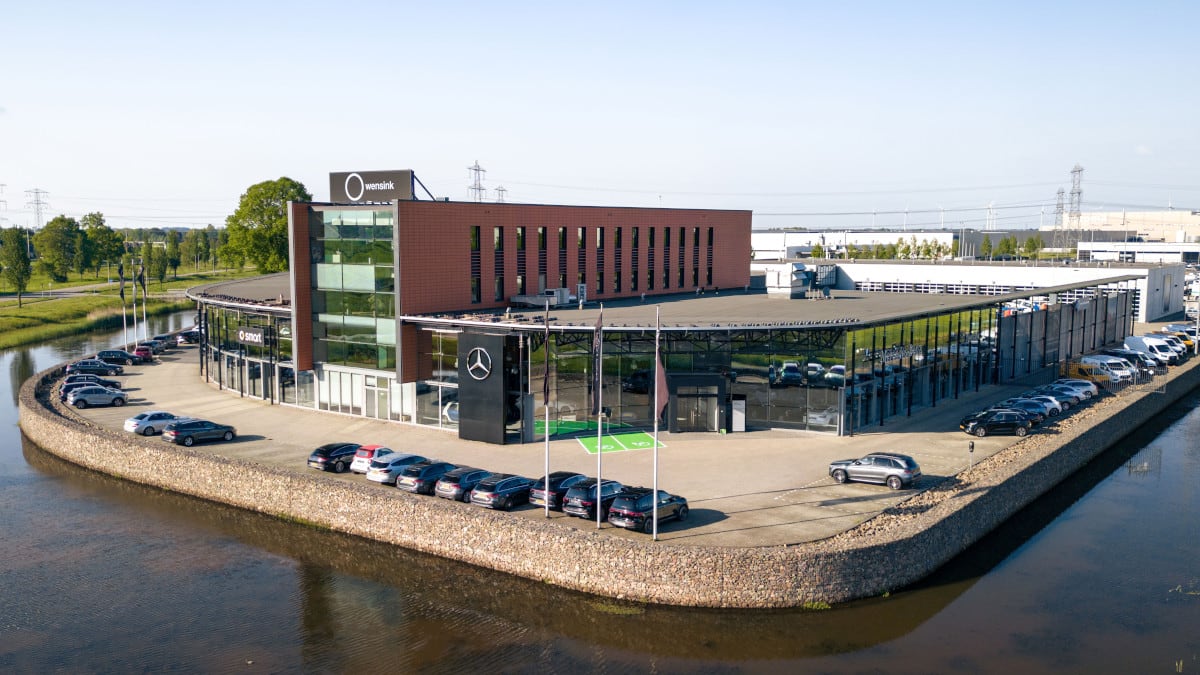 Außenansicht des Standorts Zwolle der niederländischen Wensink-Gruppe