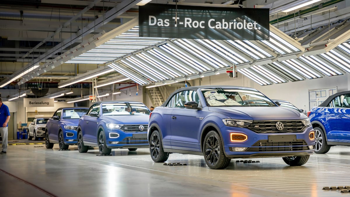 Produktioin des T-Roc-Cabrio im VW-Werk Osnabrück