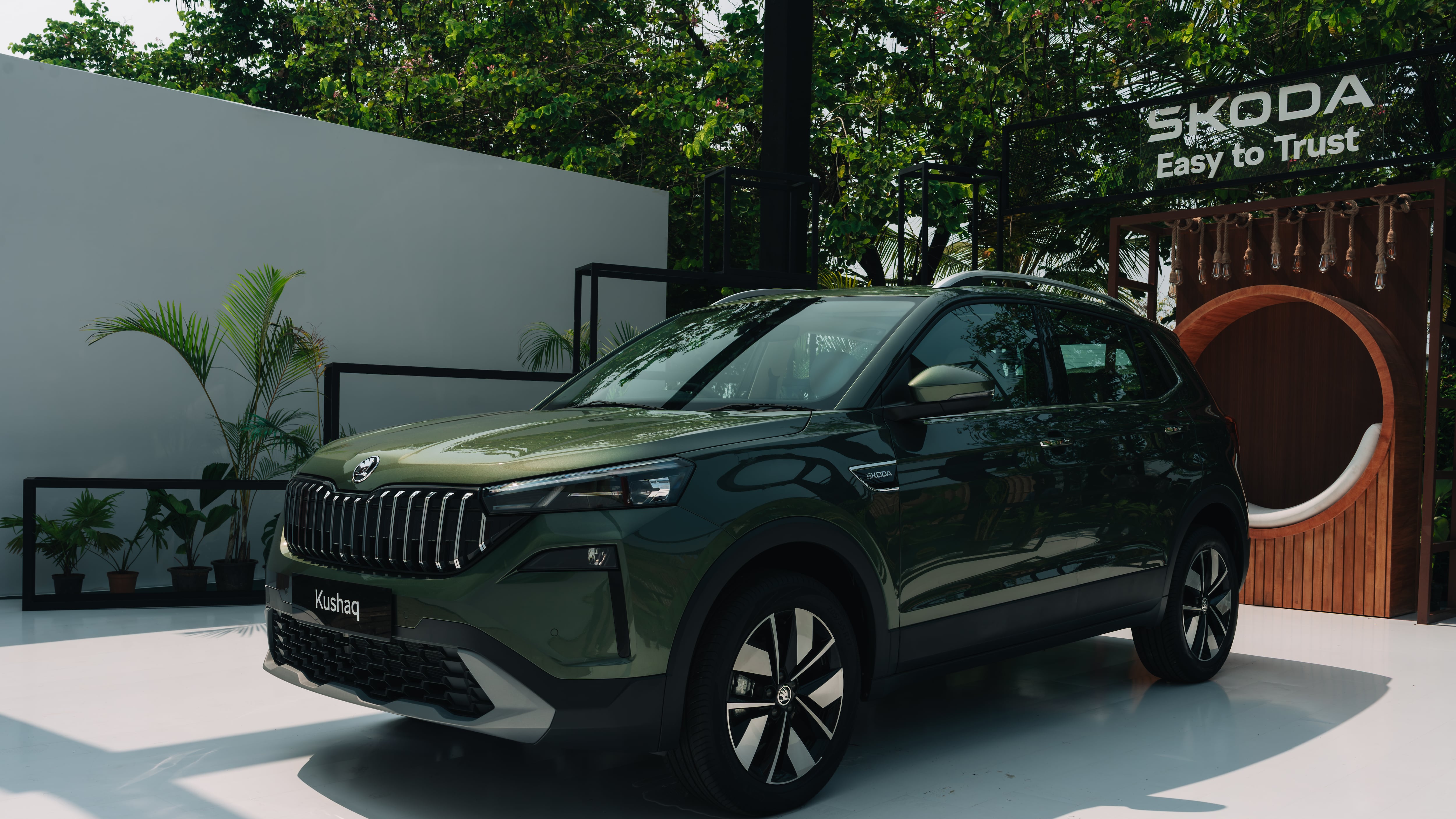 Kompakt-SUV für Indien: Im Januar 2026 zeigte Škoda das Facelift des für den indischen Markt entwickelten Kushaq.